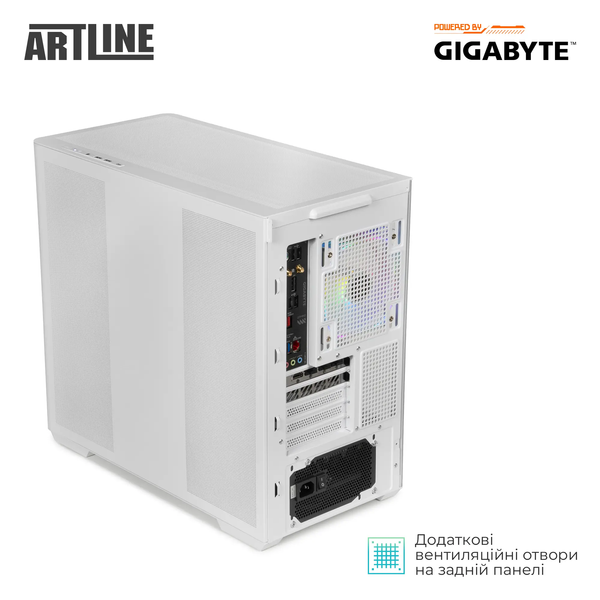 Комп'ютер ARTLINE Gaming TANKWHITE,AMD Ryzen 7 9800X3D, RTX 5070 Ti 16GB Windows 11 Home (TANKWHITEv103Win) 00-00073059 фото