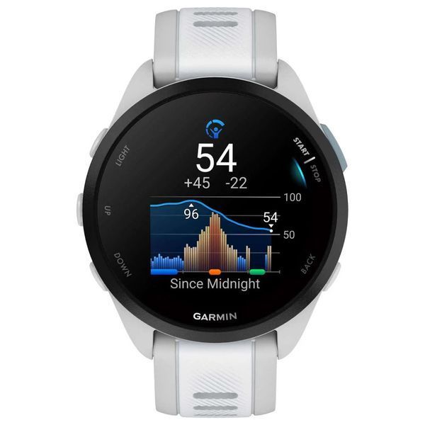 Смарт-часы Garmin Forerunner 165 Music, Mist Grey/Whitestone, GPS (010-02863-31) 902761 фото