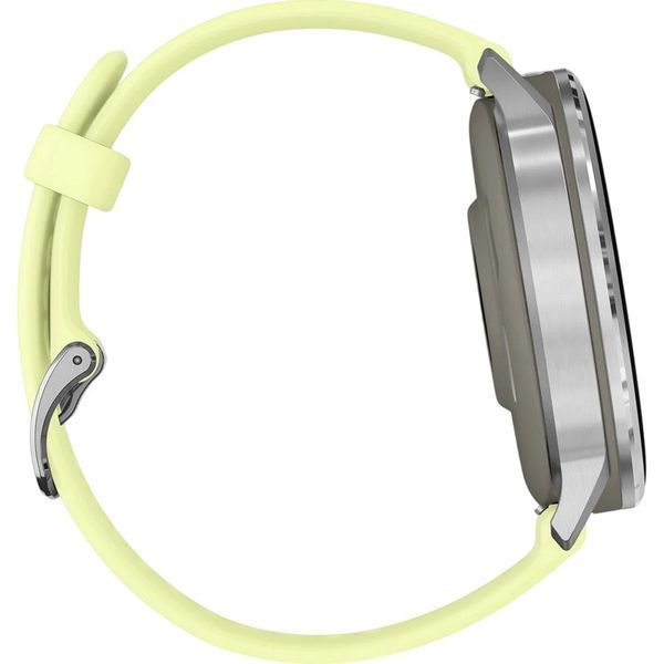 Смарт-годинник Garmin Venu 4 45 mm Silver with Citron Silicone Band (010-03014-02) 301015 фото