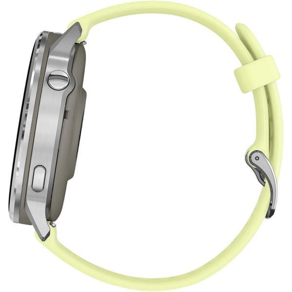 Смарт-годинник Garmin Venu 4 45 mm Silver with Citron Silicone Band (010-03014-02) 301015 фото