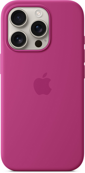 Чохол Apple для iPhone 16 Pro Silicone Case with MagSafe Fuchsia MYYN3 фото