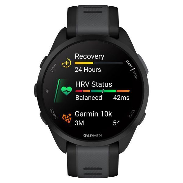 Смарт-часы Garmin Forerunner 165 Music, Black/Slate Grey, GPS (010-02863-30) 902763 фото