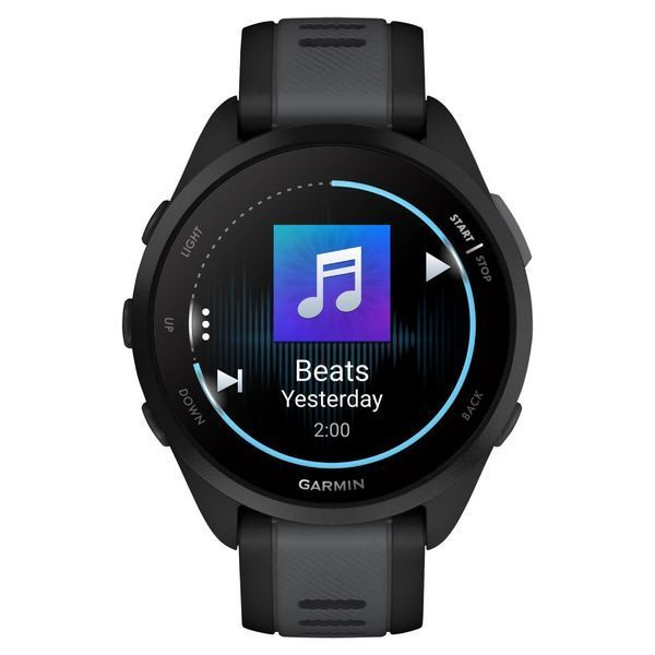 Смарт-часы Garmin Forerunner 165 Music, Black/Slate Grey, GPS (010-02863-30) 902763 фото