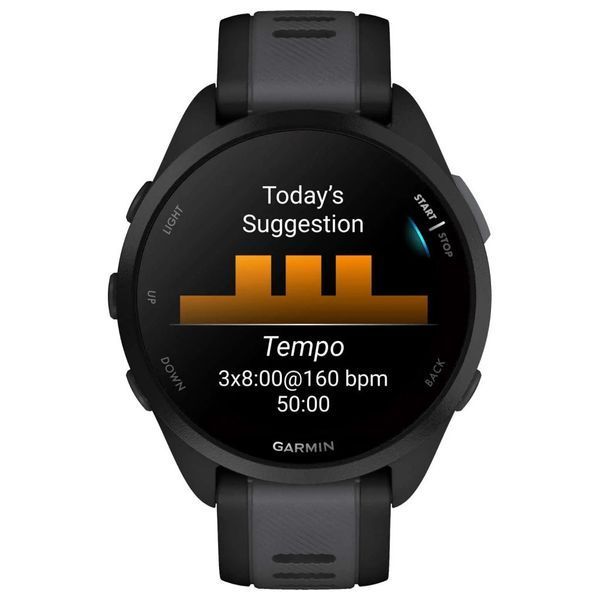 Смарт-часы Garmin Forerunner 165 Music, Black/Slate Grey, GPS (010-02863-30) 902763 фото
