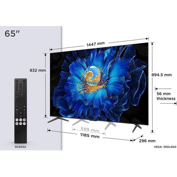 Телевізор TCL C6KS 65" QLED Ultra HD 4K (65C6KS) 245030 фото