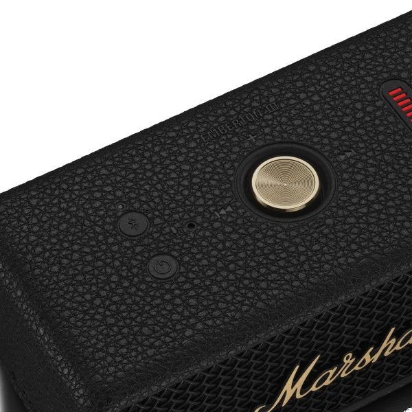 Акустика портативна Marshall Emberton III Black and Brass (1006709) 34702 фото
