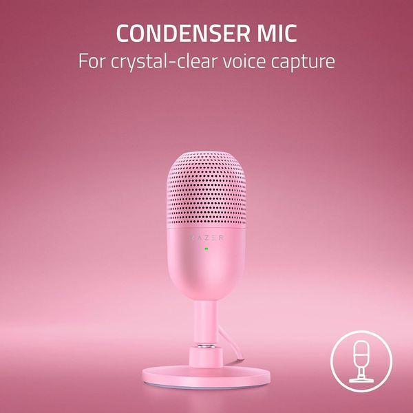 Микрофон гейминговый Razer Seiren V3 Mini Quartz (RZ19-05050200-R3M1) RZ19-05050200-R3M1 фото