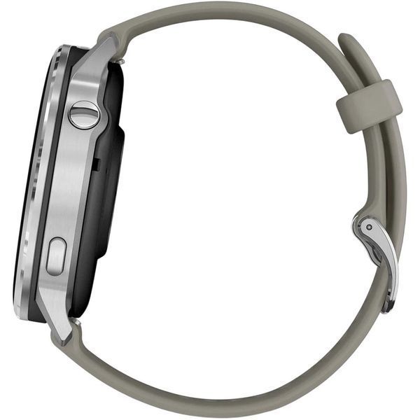 Смарт-часы Garmin Venu 4 45 mm Silver with Silver Gray Silicone Band (010-03014-01) 301016 фото