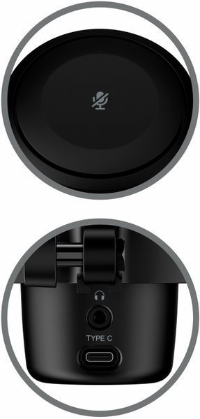 Микрофон гейминговый HyperX DuoCast RGB Black (4P5E2AA) 4P5E2AA фото
