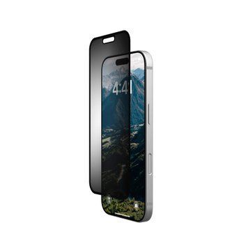 Защитная плёнка анти-шпион UAG для iPhone 16 Pro, Removable Privacy, Glass - Tint 14436811NA фото