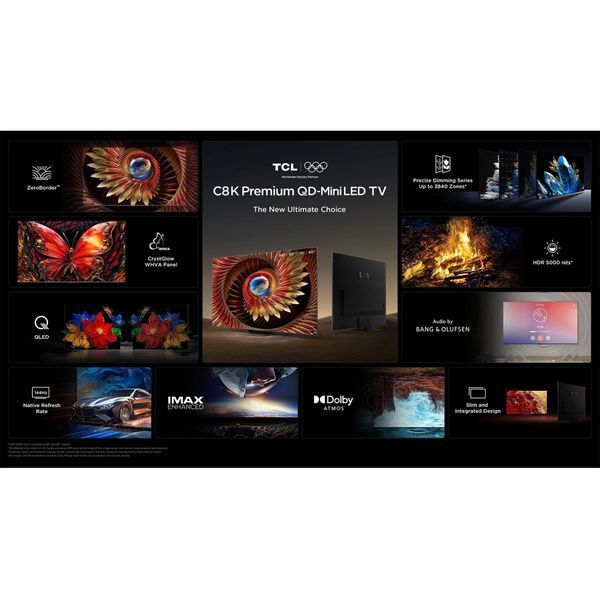 Телевизор TCL С8K 65" QLED Ultra HD 4K (65C8K) 245032 фото