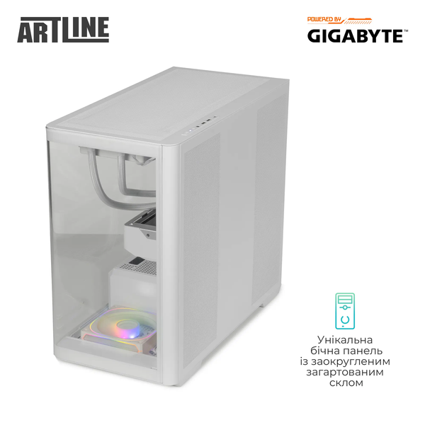 Компьютер ARTLINE Gaming TANKWHITE, Intel Core i7-14700F, RTX 5070 Ti 16GB Windows 11 Home (TANKWHITEv107Win) 00-00073067 фото