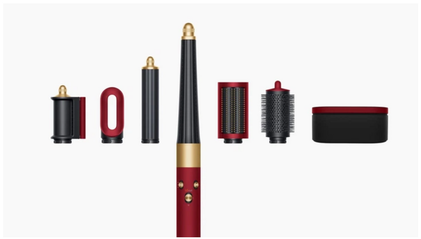 Стайлер Dyson Airwrap i.d. multi-styler and dryer Straight + Wavy Red Velvet Gold (596926-01) 94311 фото