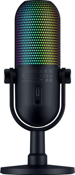 Микрофон гейминговый Razer Seiren V3 Chroma Black (RZ19-05060100-R3M1) RZ19-05060100-R3M1 фото
