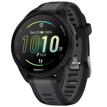 Смарт-часы Garmin Forerunner 165, GPS, Black/Slate Grey, GPS (010-02863-20) 880017 фото