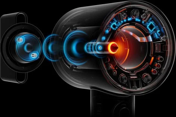 Фен Dyson HD16 Supersonic Nural Straight + Wavy Amber Silk (143644-01) 367370 фото