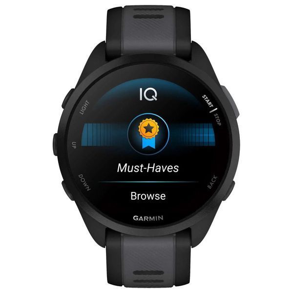 Смарт-годинник Garmin Forerunner 165, GPS, Black/Slate Grey, GPS (010-02863-20) 880017 фото