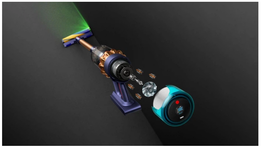 Пылесос Dyson Gen5 Outsize Cordless Vacuum Nickel Blue (447923-01) 829688 фото