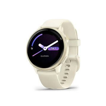 Смарт-годинник Garmin vivoactive 6, Bone/Lunar Gold, GPS смарт-годинник (010-02985-01) 010-02985-01 фото