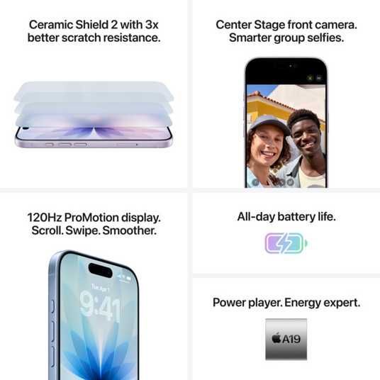 Купити Смартфон Apple iPhone 17 256GB White (MG6K4) 349906432 в