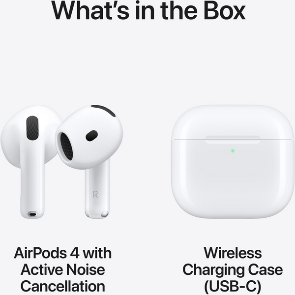 Навушники Apple AirPods 4 with Active Noise Cancellation (MXP93) 3429001415 фото