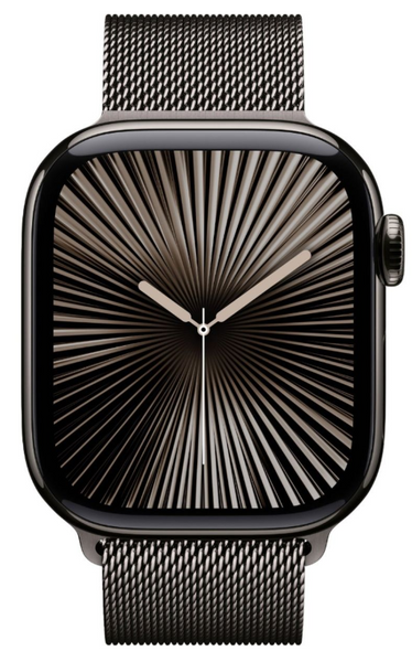 Смарт-часы Apple Watch Series 10 GPS + LTE, 42mm Slate Titanium Case with Slate Milanese Loop (MX053) 40284 фото