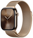 Смарт-часы Apple Watch Series 10 GPS + LTE, 46mm Gold Titanium Case with Gold Milanese Loop (S/M) (MC7T4) 40306 фото 1