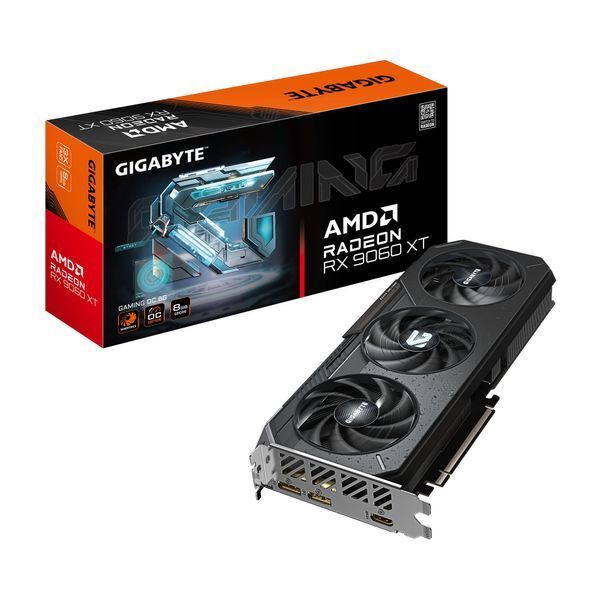 Відеокарта GIGABYTERadeon RX 9060 XT 8GB GDDR6 GAMING OC (GV-R9060XTGAMING_OC-8GD) GV-R9060XTGAMING_OC-8GD фото