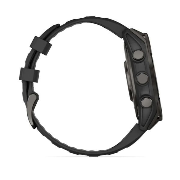 Смарт-годинник Garmin fenix 8 47mm, AMOLED, Saph, CrbnGryTi/Blk, Blk/PebbleGryBnd, GPS (010-02904-20/21) 25736 фото